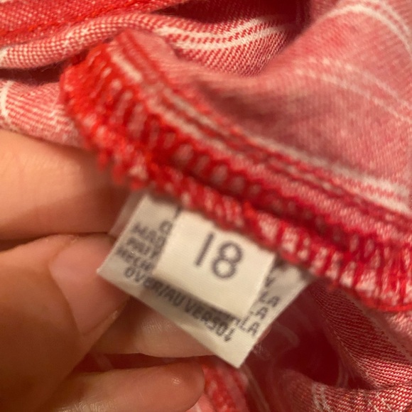 Liz Claiborne Elizabeth Vintage Striped Sleeveless Button Up Shirt - Picture 7 of 8